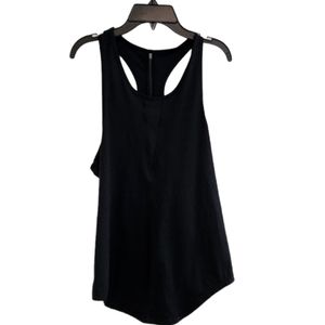 Zyia Active Effortless Racerback Mesh Tank - Large, Black